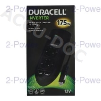 Duracell 175W Twin EU Socket Inverter 